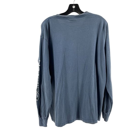 NFL Football Seattle Seahawks Blue Long Sleeve Graphic Tee T Shirt Large - Picture 4 of 12